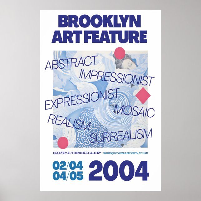 Brooklyn Art Feature Poster Abstract Surrealism (Front)