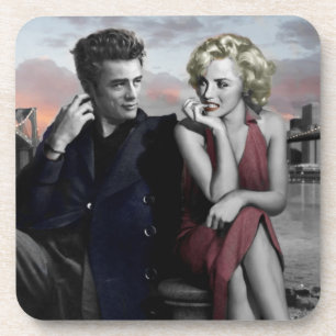 Brooklyn B&W Coaster