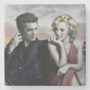 Brooklyn B&W Stone Coaster