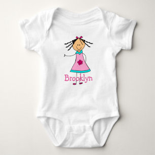 BROOKLYN baby name personalised Baby Bodysuit