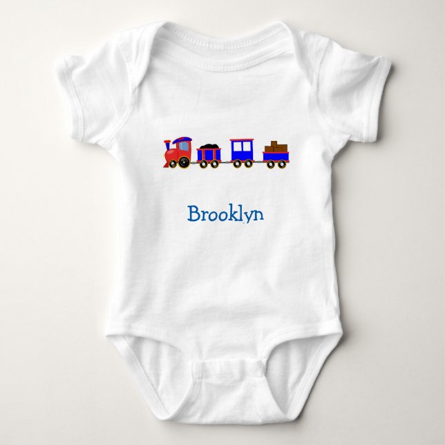 BROOKLYN baby name personalised Bodysuit (Front)