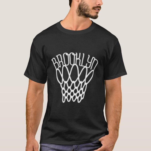 Brooklyn Basketball Net T-Shirt (Front)