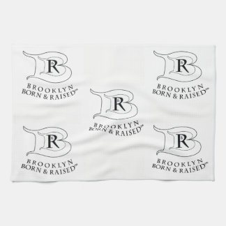 BROOKLYN BORN AND RAISED LOGO DISH TOWEL