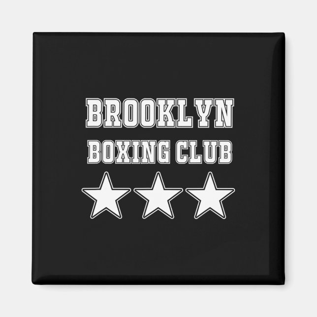 Brooklyn Boxing Club Stars  Magnet (Front)
