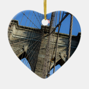 Brooklyn Bridge 02 Ceramic Tree Decoration