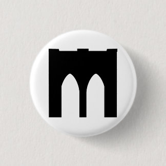 Brooklyn Bridge 3 Cm Round Badge