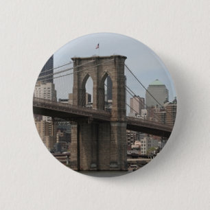 Brooklyn Bridge 6 Cm Round Badge