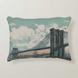 Brooklyn Bridge Accent Pillow