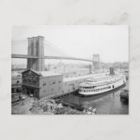 Brooklyn Bridge and Docks, 1905