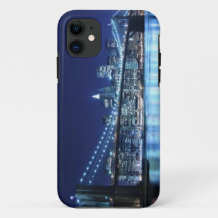 Brooklyn Bridge and Manhattan Skyline At Night Case-Mate iPhone Case