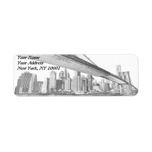 Brooklyn Bridge at Night, New York City