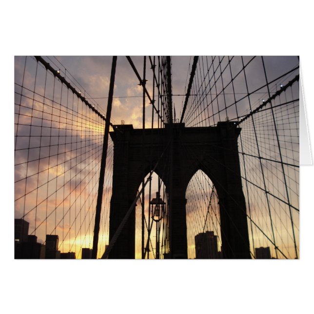 Brooklyn Bridge at Sunset (Front Horizontal)