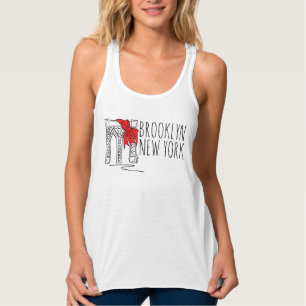 Brooklyn Bridge Bow New York City NYC Love Bklyn Singlet