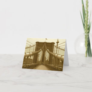 Brooklyn Bridge Card