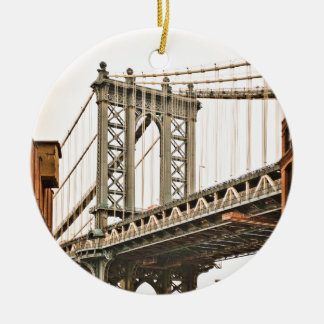 Brooklyn Bridge Ceramic Tree Decoration