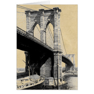 Brooklyn Bridge Ferry Boats 1896