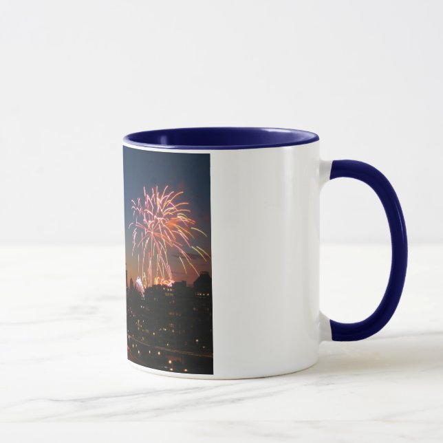 Brooklyn Bridge Fireworks Mug (Right)