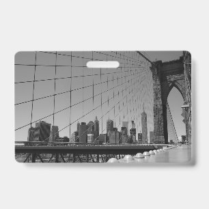 Brooklyn bridge ID badge
