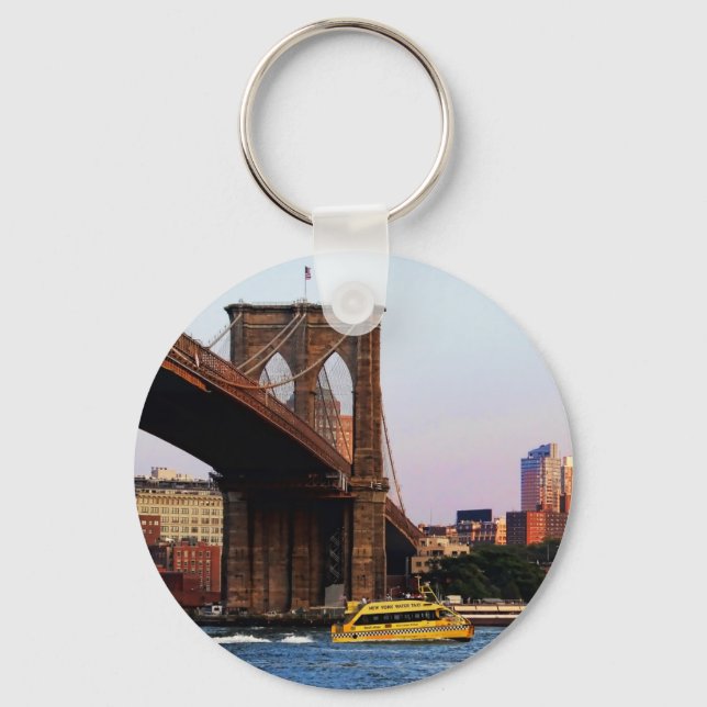 Brooklyn Bridge in NYC Original Photo Key Ring (Front)