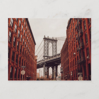 Brooklyn Bridge In Spring (New York, NY) Postcard
