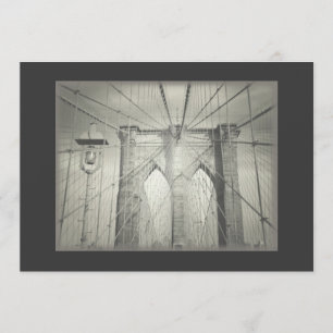 Brooklyn Bridge Invitation - Classic