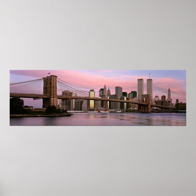Brooklyn Bridge, Morning, 2000 Poster (Front)