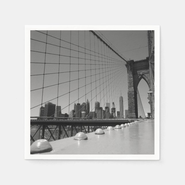 Brooklyn bridge napkin (Front)