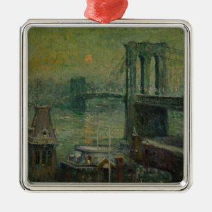Brooklyn Bridge (New York City Landmark) (NYC) Metal Tree Decoration