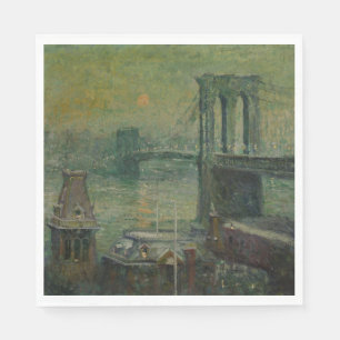 Brooklyn Bridge (New York City Landmark) (NYC) Napkin