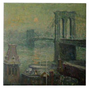 Brooklyn Bridge (New York City Landmark) (NYC) Tile