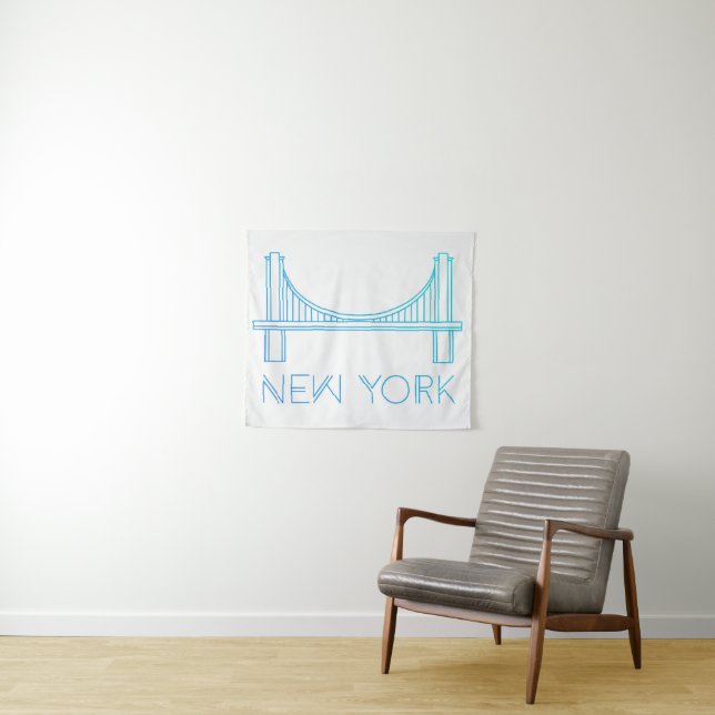 Brooklyn Bridge | New York City Tapestry (In Situ (Horizontal))