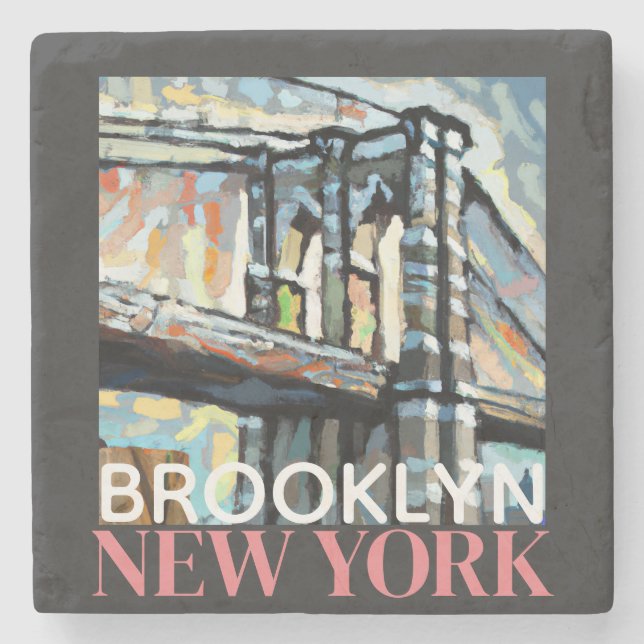 Brooklyn Bridge New York Coaster (Front)