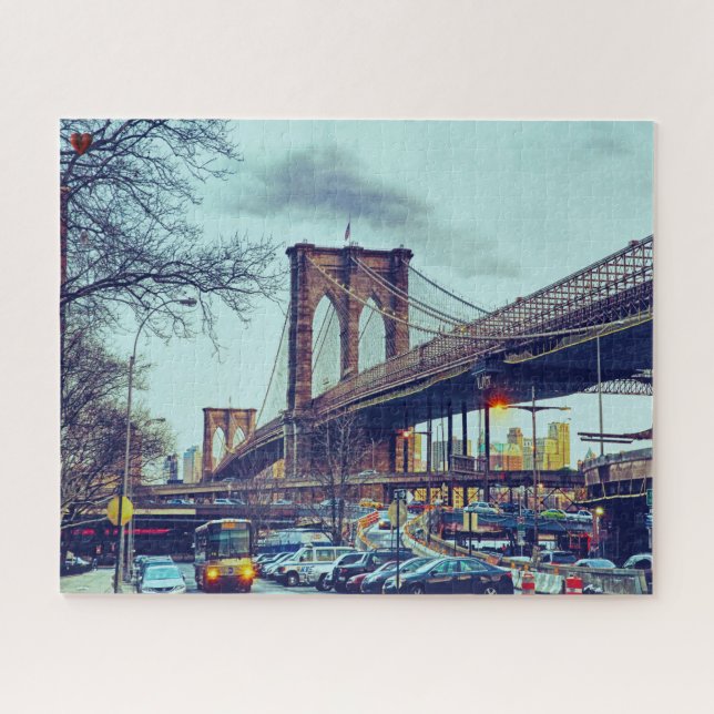 Brooklyn Bridge New York. Jigsaw Puzzle (Horizontal)