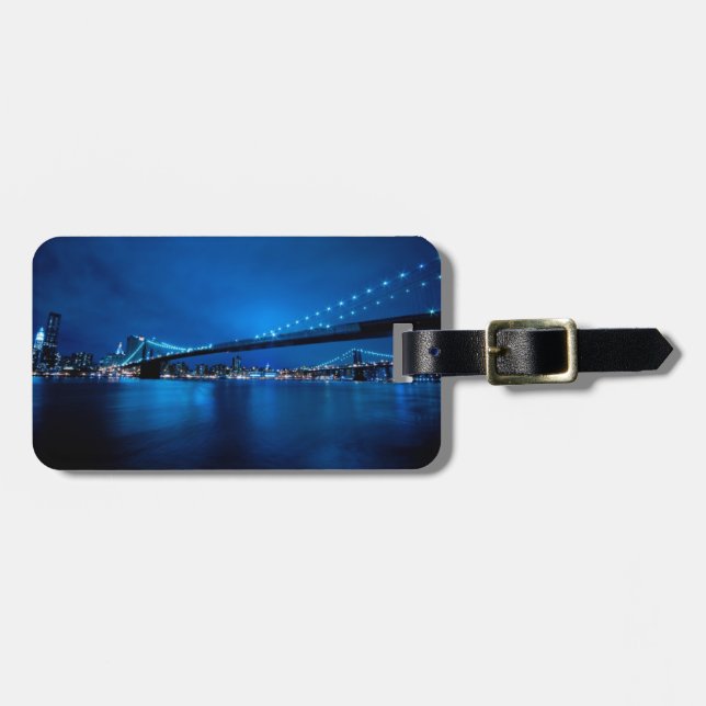 Brooklyn Bridge, New York Luggage Tag (Front Horizontal)