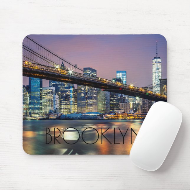 Brooklyn Bridge New York Mouse Pad (With Mouse)