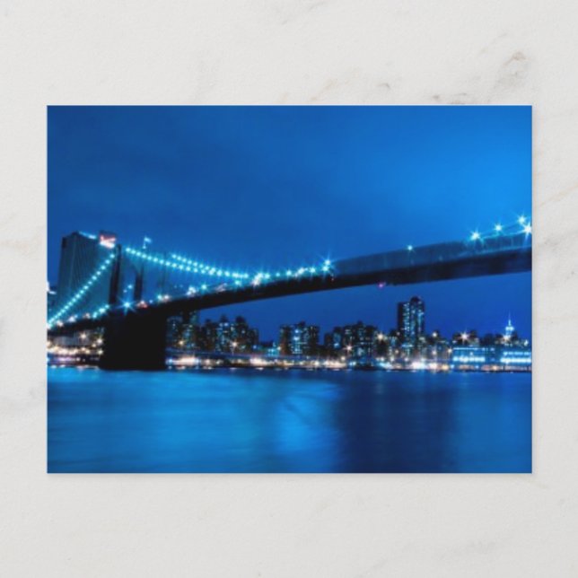 Brooklyn Bridge, New York Postcard (Front)