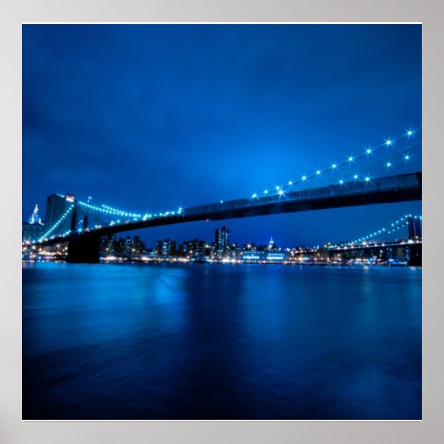 Brooklyn Bridge, New York Poster (Front)