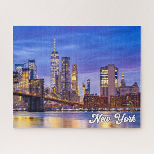 Brooklyn Bridge, New York, United States Jigsaw Puzzle