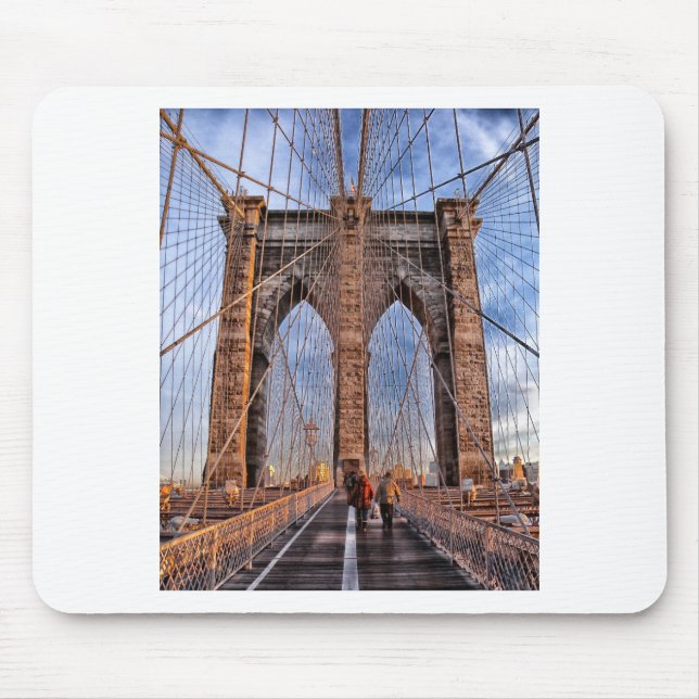 Brooklyn Bridge New York USA Mouse Pad (Front)