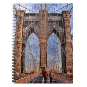 Brooklyn Bridge New York USA Spiral Notebook