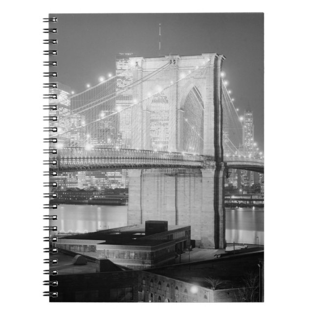 Brooklyn Bridge New York USA Spiral Notebook (Front)