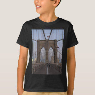 Brooklyn Bridge NYC Sun-rise on Christmas Eve T-Shirt