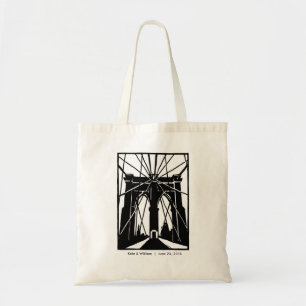 Brooklyn Bridge NYC tote bag - Customisable