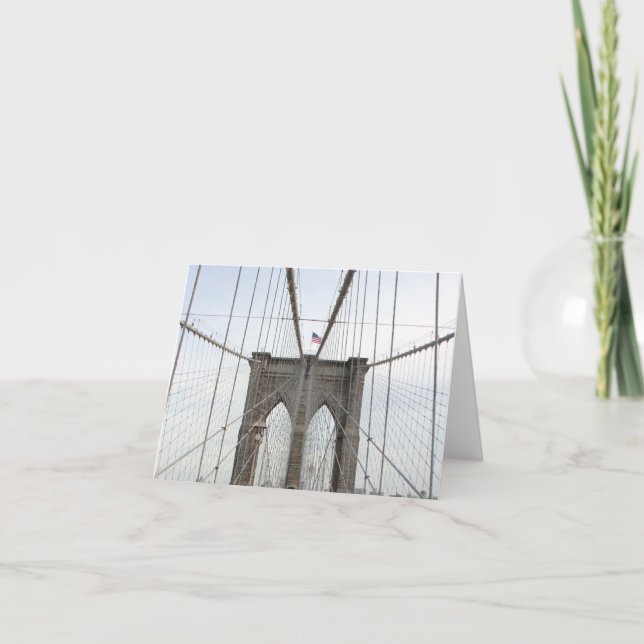 Brooklyn Bridge Perspective Card (Front)