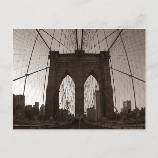 Brooklyn Bridge Postcard (Front)