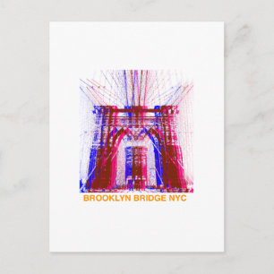 brooklyn bridge postcard