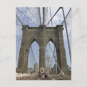 brooklyn bridge postcard