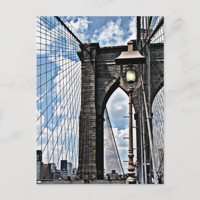Brooklyn Bridge Postcard (Front)