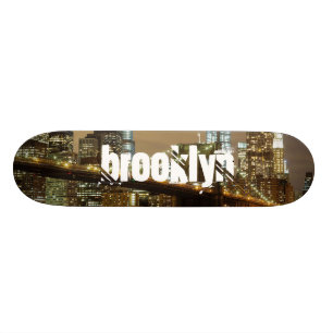 Brooklyn Bridge Skyline Skateboard