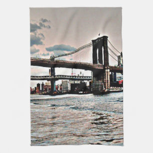 Brooklyn Bridge Tea Towel
